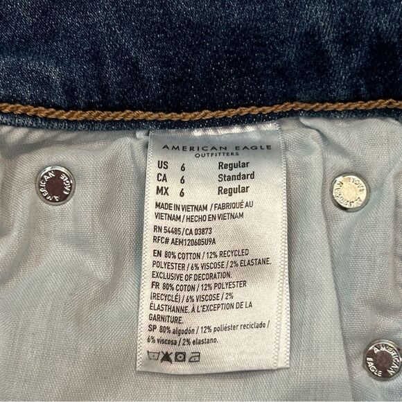 American Eagle Next Level Stretch Low Rise Flare Size 6 - Picture 11 of 13